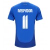 Italien Giacomo Raspadori #11 Heimtrikot EM 2024 Kurzarm